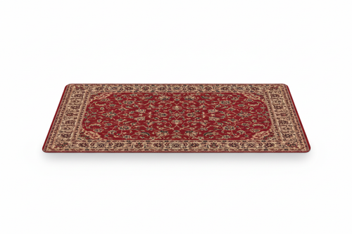 Tapis de Souris Gaming Persan Rouge — Grand Format XXL Motif Floral Vintage